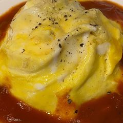 A picture of Tornado Omelet Rice.