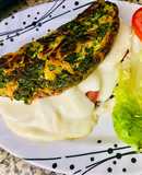 🌮Omelette🌮DE 🥬ACELGA🥬 Y 🥕ZANAHORIA 🥕XXL🤩🌮😋😋