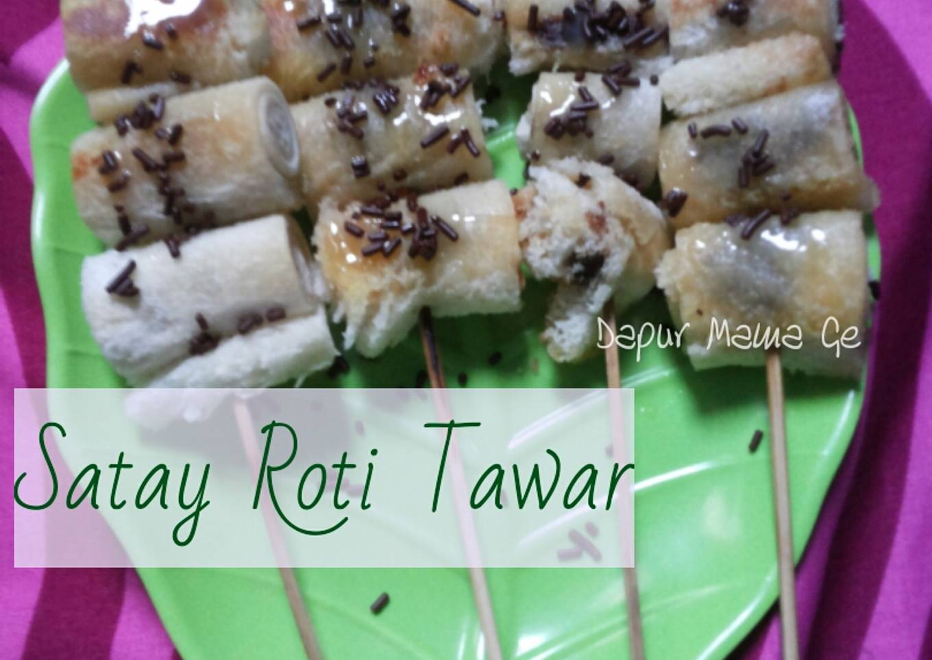 Satay roti tawar