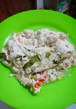 Foto resep Pepes tahu jamur by aprieopie (tanpa daun pisang 😂)