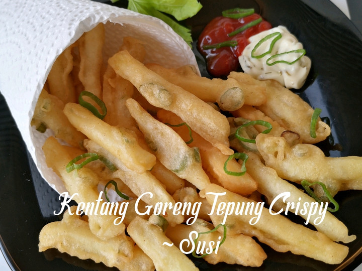 Wajib coba! Resep membuat Kentang goreng tepung crispy  menggugah selera