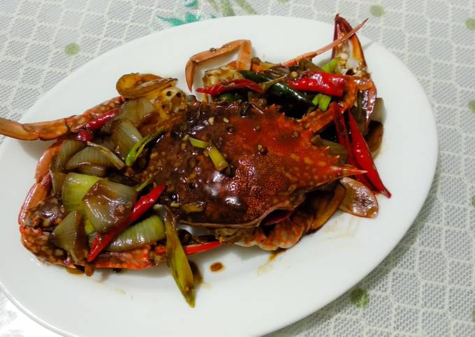 Kepiting saus lada hitam