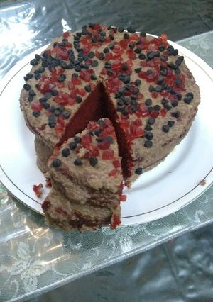 A picture of Red velvet cake.