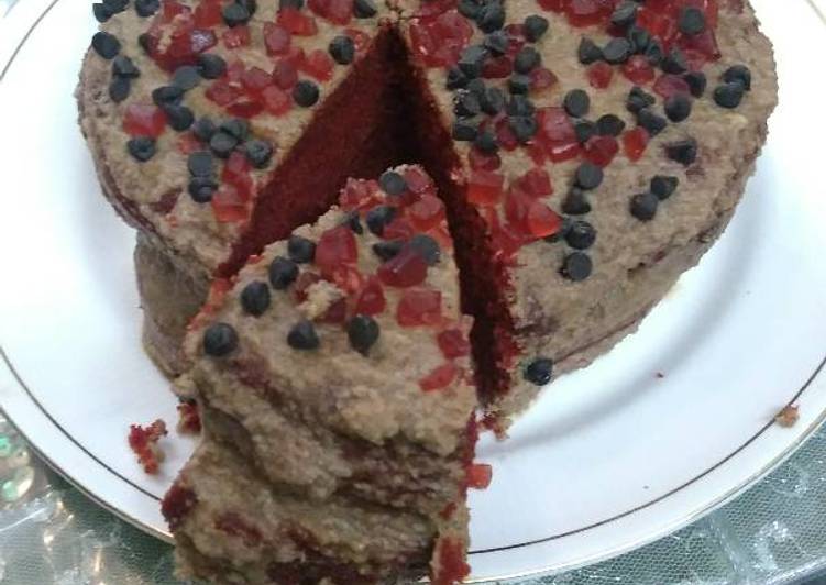 Steps to Prepare Speedy Red velvet cake