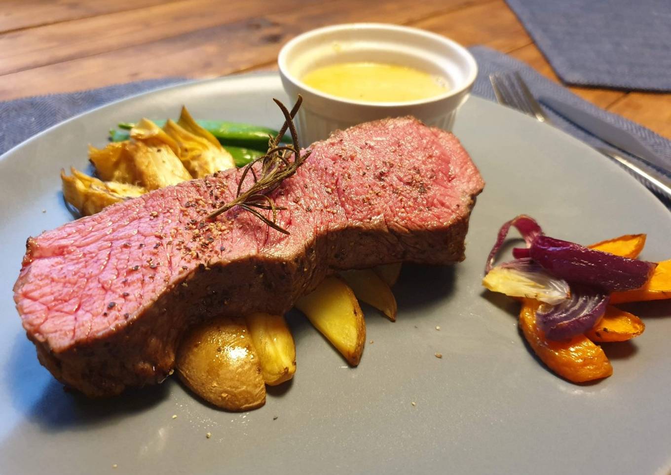 Beef Sirlion with artichoke