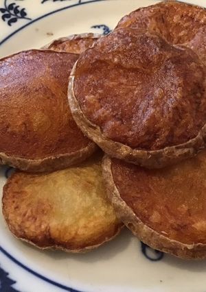 A picture of California Farm New Harvest Puffed Potatoes.