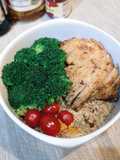 ควินัว+อกไก่ปาปริก้า (Microwace recipe : คลีน)
