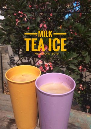 Foto resep 32. milk tea ice