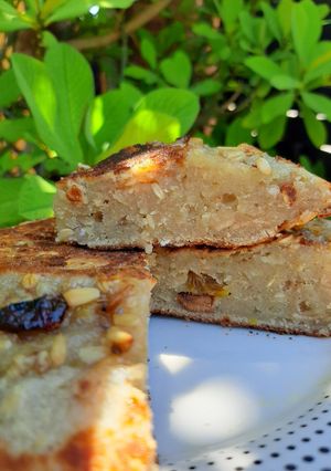 Una foto de Tortita de granola en sartén