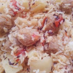 A picture of Shahi biryani pulav.