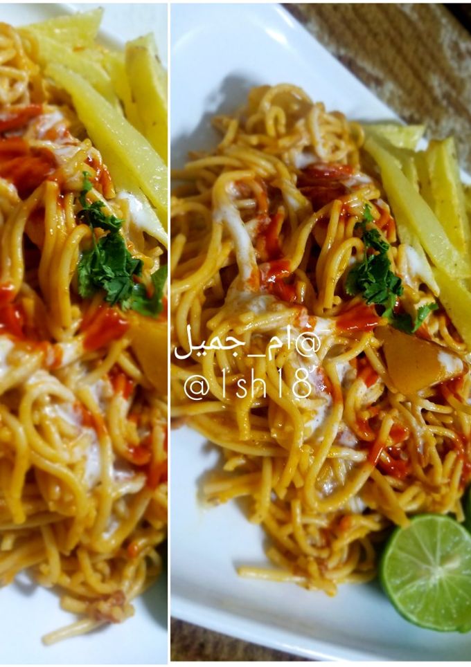 صورة لوصفة مكرونة لذيذه