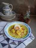 Bubur Terik Tahu Telur Asin