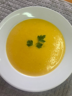 Una foto de Sopa crema de calabaza
