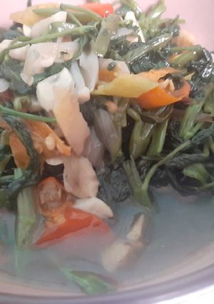 Foto resep Kangkung pedas bawang putih