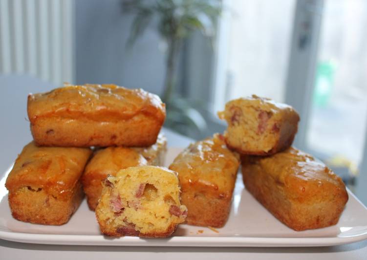 La Délicieuse Recette du Minis cake salés « Cheddar-Bacon »