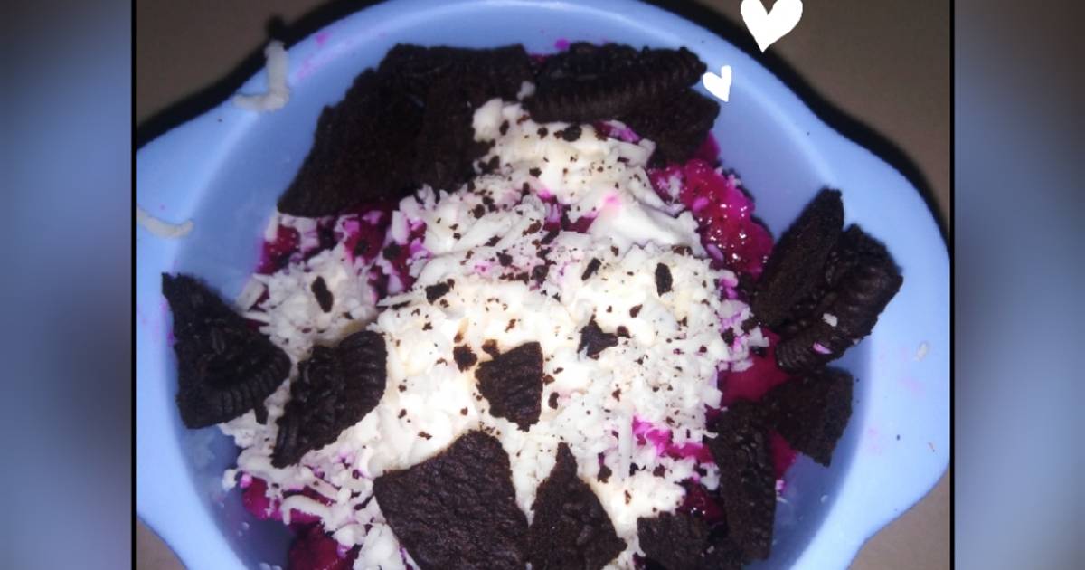  Resep  Salad  buah  naga oreo  mpasi 1y oleh Fitri Ummu 