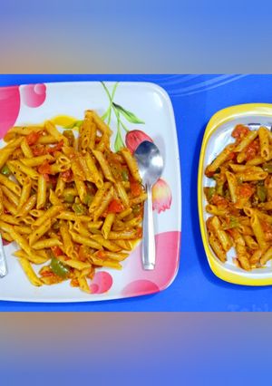 वेजिटेबल पास्ता (vegetable pasta recipe in hindi recipe) रेसिपी मुख्य फोटो