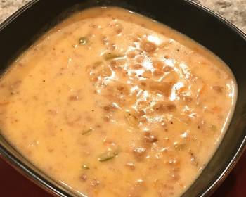 Easy Recipe Crockpot Cheeseburger Soup Delicious Simple