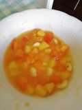 Macedonia di frutta vellutata