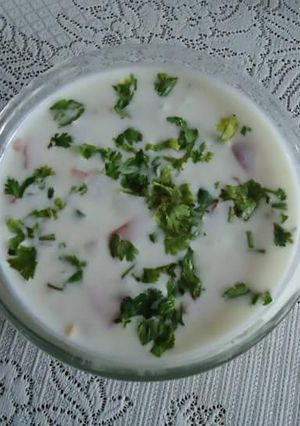 A picture of Mix raita.