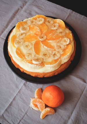 Gyümölcstorta recept fotója