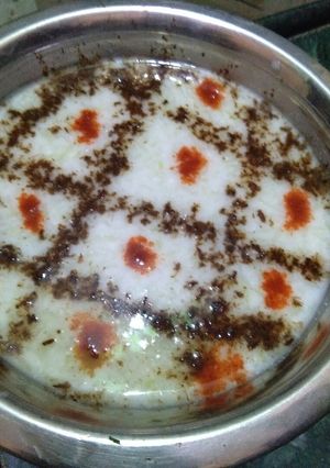 A picture of Bottle gourd raita.