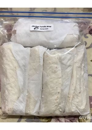 Foto resep Chicken Tortilla Wraps (Frozen)