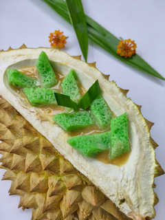 Foto resep Dadar gulung kuah durian