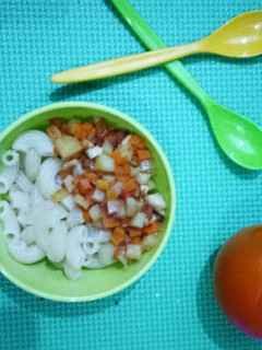 Foto resep Makaroni saus asam manis mpasi 1+