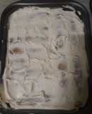 Postre de vainillas borracho con crema