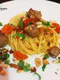 Spaghetti al tonno nostrano e pomodorino di Pachino