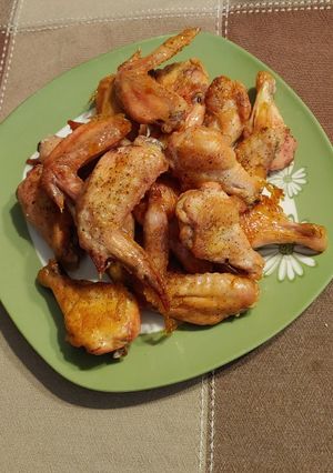 Foto de Asas de Frango no forno