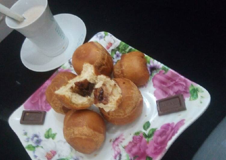 Easiest Way to Cook Delicious Chocolate stuffed buns This is A Recipe That Has Been Tested  From Homemade !!