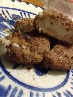 Una foto de Nuggets de pollo con queso
