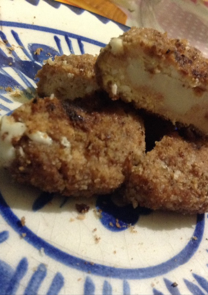 Una foto de Nuggets de pollo con queso
