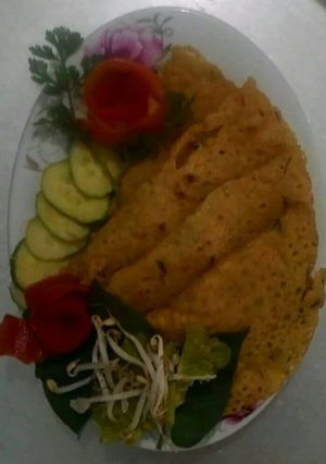 Hình của món Bánh xèo miền trung.