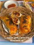 Carrot Apple Beef Pie Roti Tawar