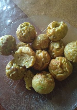Foto resep Bola bola mie (ball omelet)