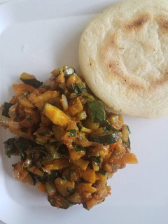 Una foto de Guisito vegetariano para desayunar