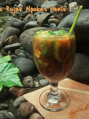 Cara Gampang Membuat Resep Es Rujak Alpukat Manis yang  Bikin Ketagihan Anti Ribet, Mantap Sekali