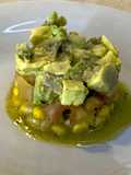Aguacate, mostaza y millo