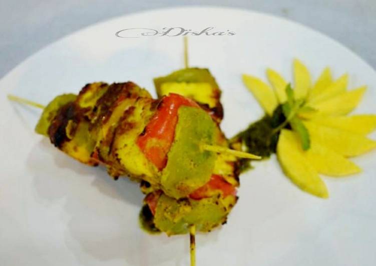 Recipe of Quick Paneer-Avocado Tikka