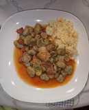 Favas com carne de vaca
