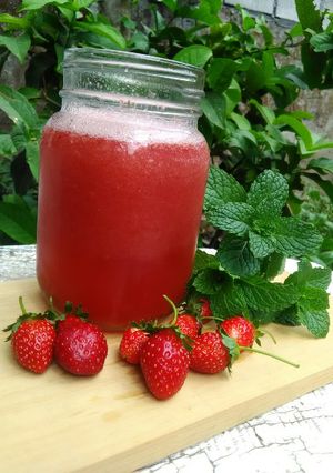 Foto resep Jus strowberi