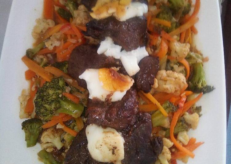 How to Make Ultimate Fillet of steak with stir fried veggies