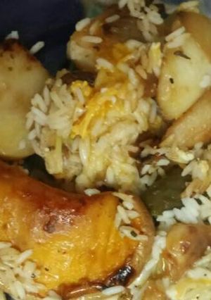 Una foto de Delicias de arroz y verduras