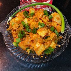 Spring Onion Poriyal/Spring Onion Stir Fry A picture of Spring Onion Poriyal/Spring Onion Stir Fry.