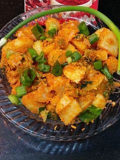 A picture of Spring Onion Poriyal/Spring Onion Stir Fry.