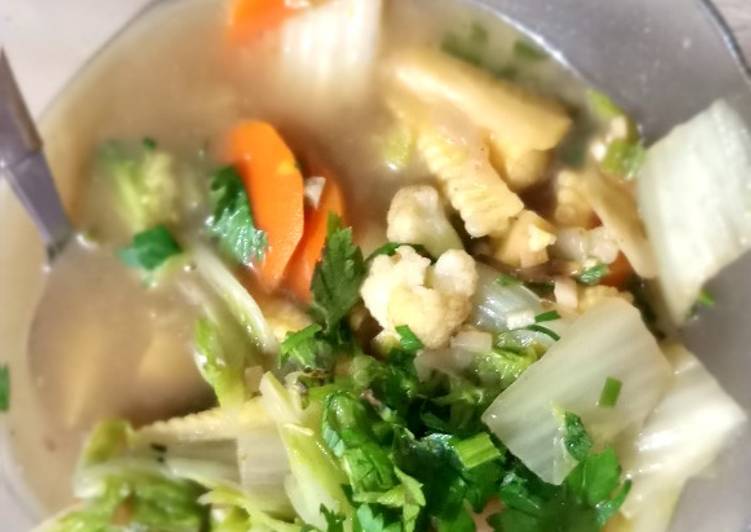 Resep Capcay kuah super simple, Anti Gagal