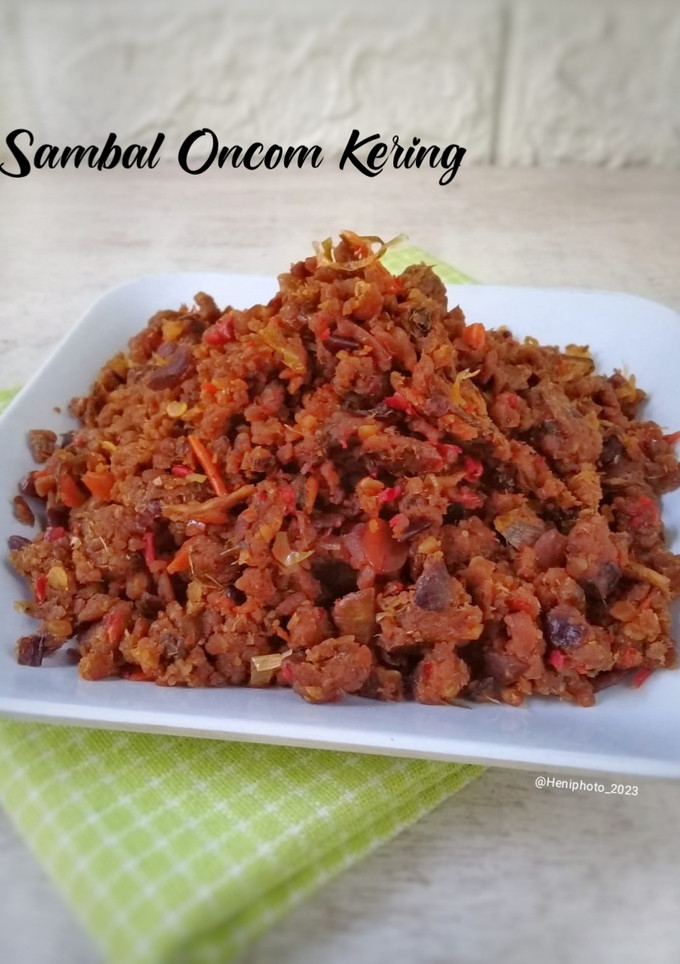 Foto resep Sambal Oncom Kering